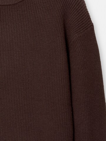 Pull&Bear Pulover | rjava barva