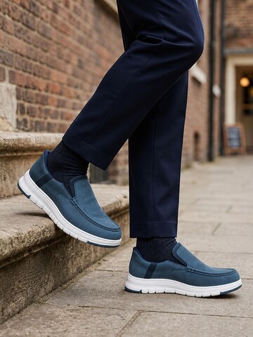 ALLTHEMEN Classic Flats 'Beleg' in Blue