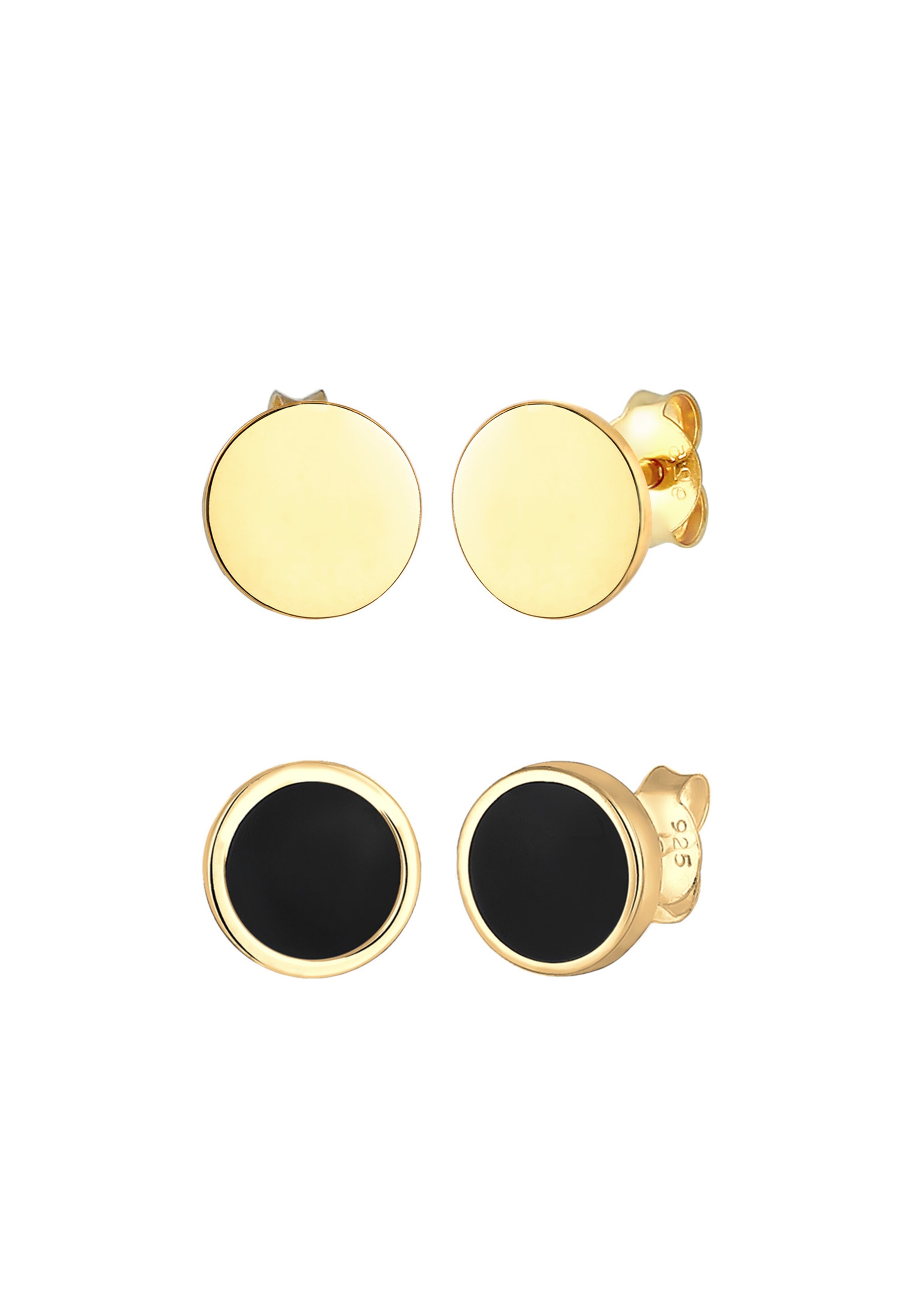 KUZZOI Earring in Gold: front