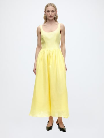 Bardot Kleid 'LAWRENCE' in Gelb: Vorderseite