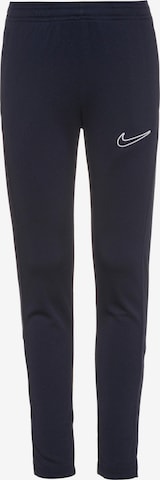 NIKE Skinny Sporthose in Blau: Vorderseite