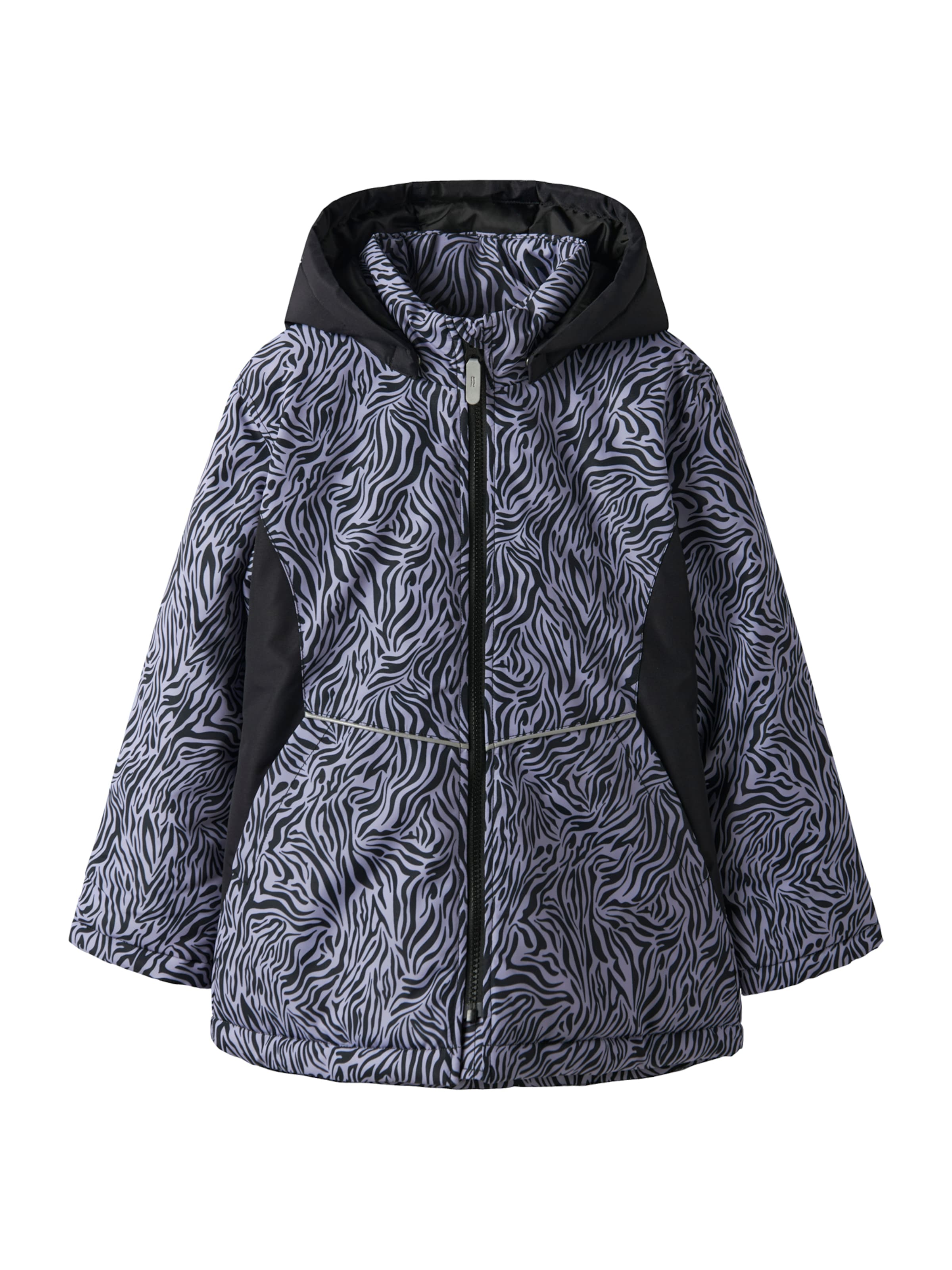 NAME IT - Chaqueta de entretiempo 'NKFMAXI' en negro: frente