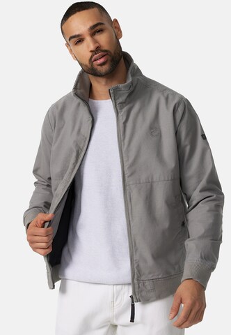 Veste mi-saison ' Forty ' INDICODE JEANS en gris : devant