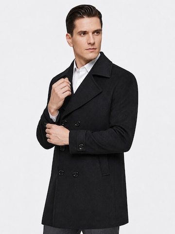 ALLTHEMEN Winter Coat 'Winterglanz' in Black