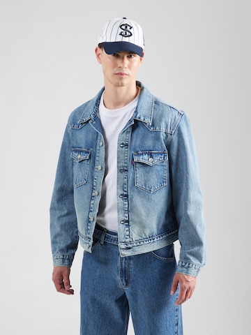 LEVI'S ® Between-season jacket 'Western Trucker' in Blue: front