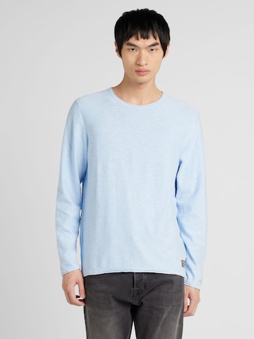 Pull-over CAMP DAVID en bleu : devant