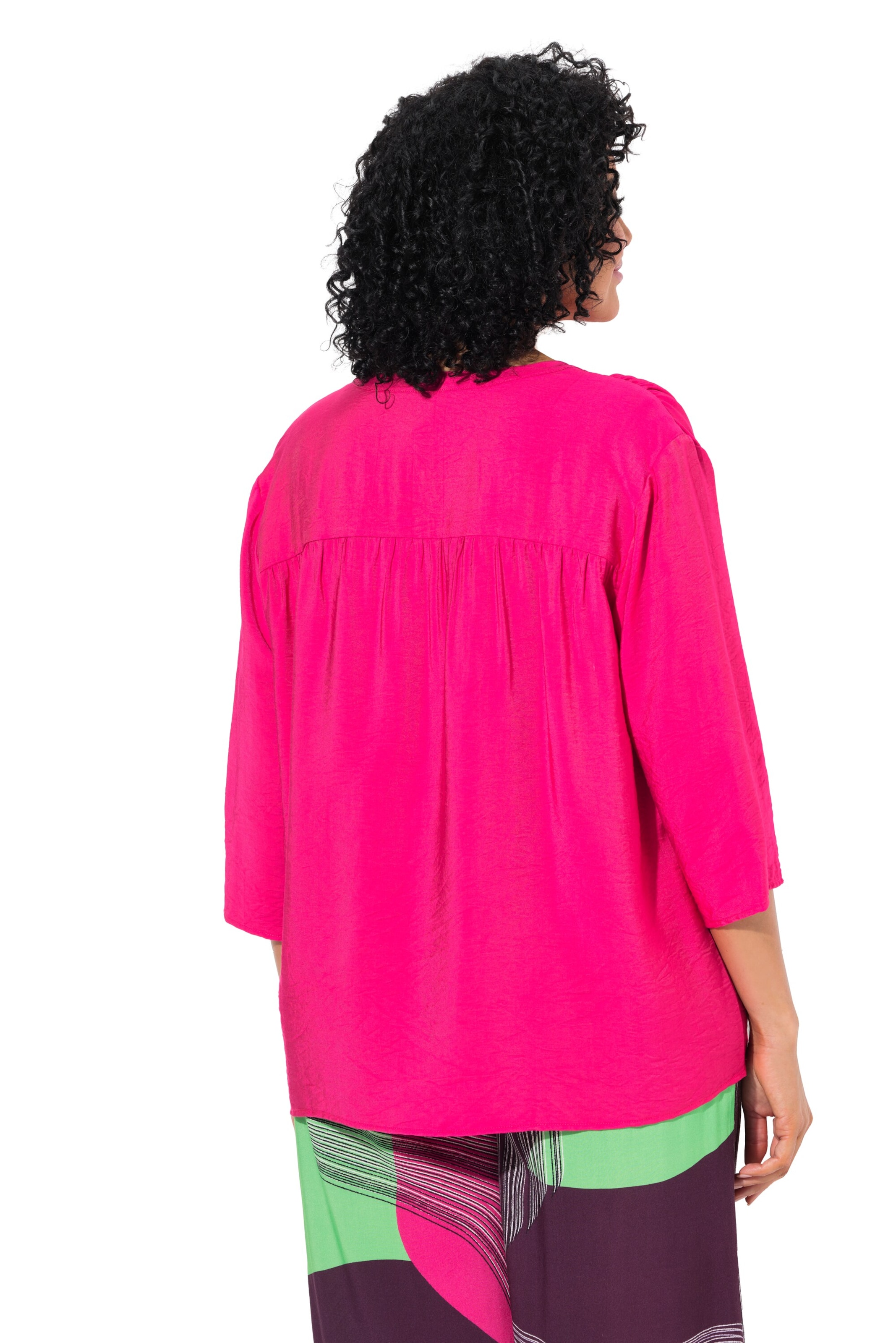 Ulla Popken Блузка в Ярко-розовый