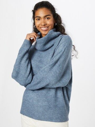 Pull-over 'IHKAMARA' ICHI en bleu : devant