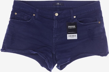 7 for all mankind Shorts L in Blau: predná strana