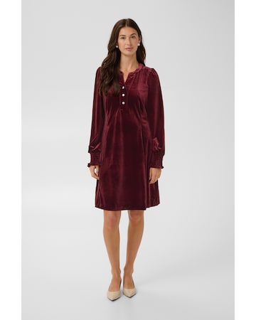 CULTURE - Vestido 'HANANNA ZOE' em vermelho