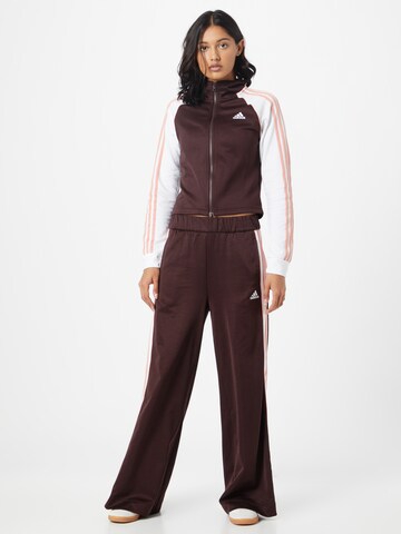 ADIDAS SPORTSWEAR Tracksuit 'Teamsport' in Brown: front