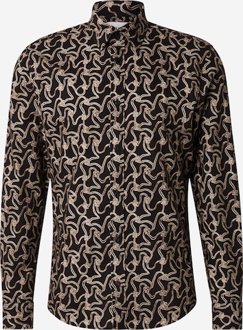 JOOP! Regular fit Button Up Shirt 'Hanson' in Black: front