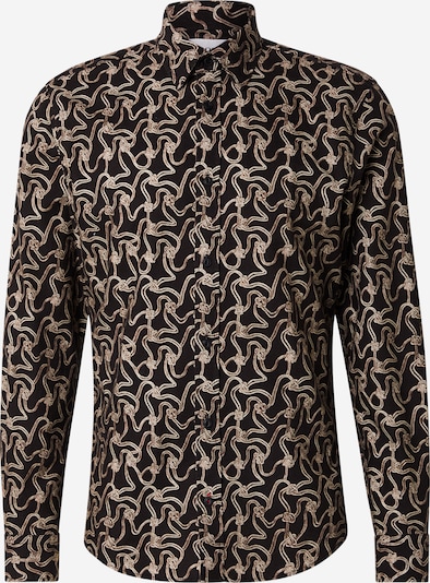 JOOP! Paita 'Hanson' värissä beige / musta, Tuotenäkymä