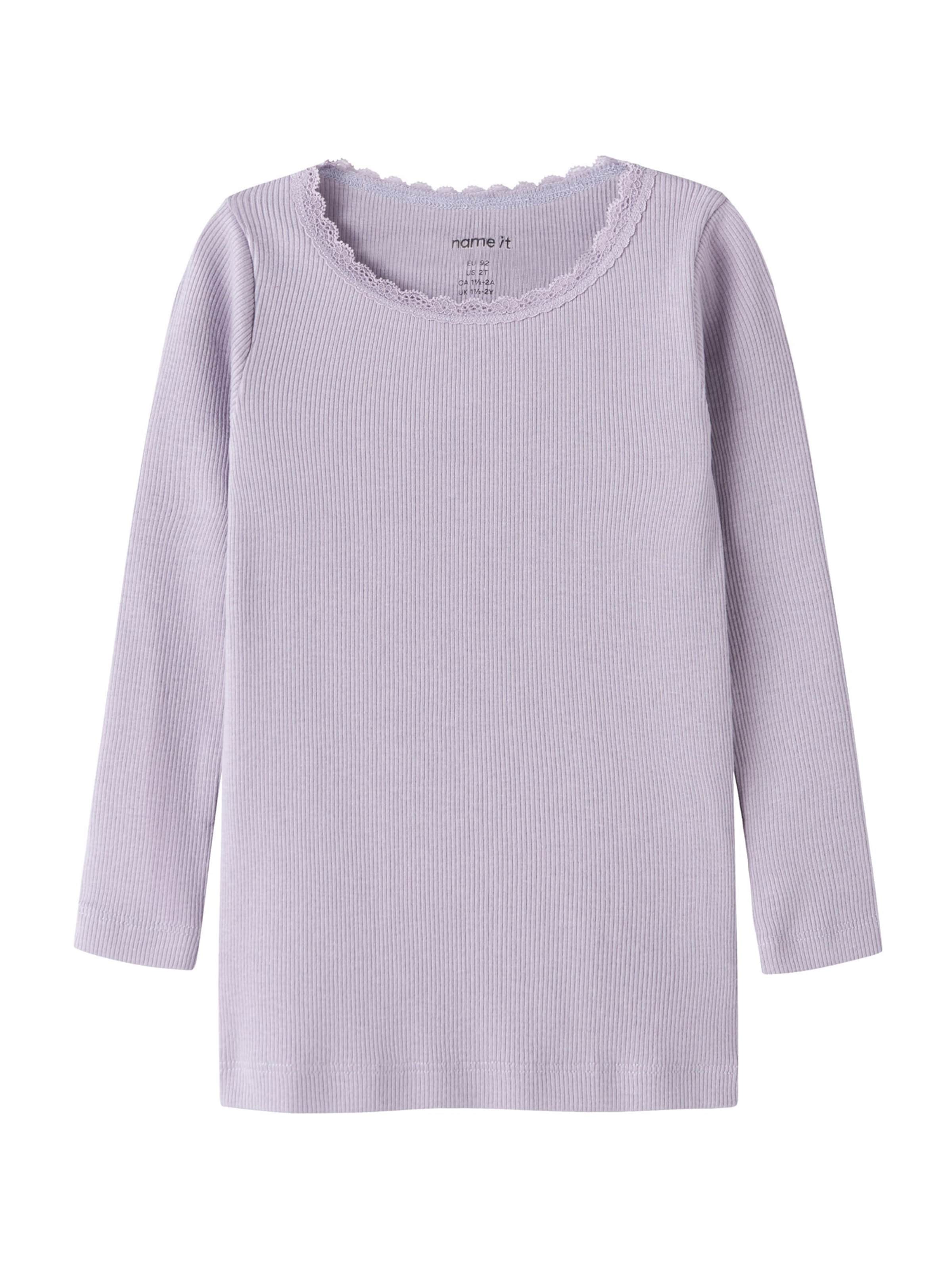 NAME IT - Camiseta 'NMFKAB' en lila: frente