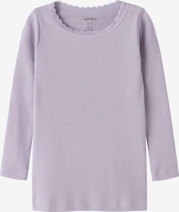 purpurinė NAME IT Marškinėliai 'NMFKAB': priekis