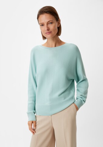 COMMA - Pullover em azul: frente