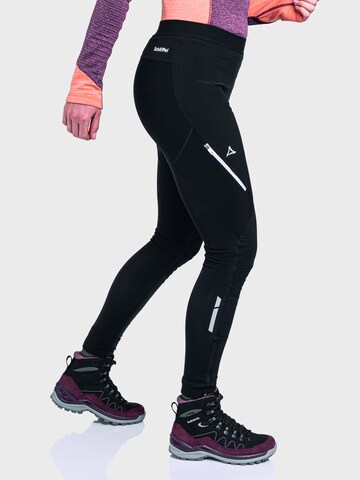 Schöffel Skinny Outdoor trousers 'Tristkopf' in Black