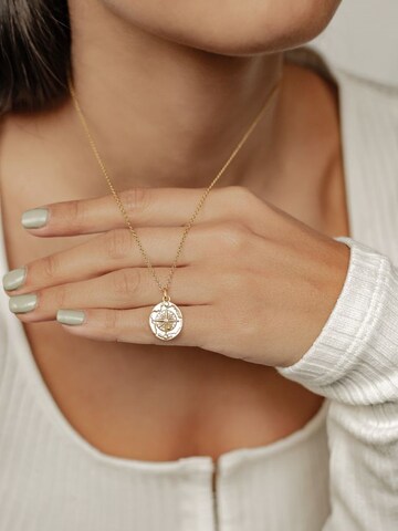 Hey Happiness Necklace 'Explorer' in Gold: front