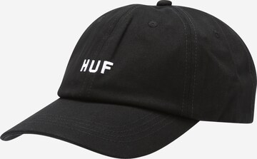 HUF Cap in Schwarz: predná strana