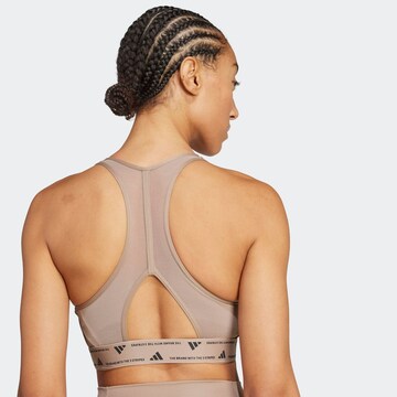ADIDAS PERFORMANCE Bralette Sports Bra in Beige