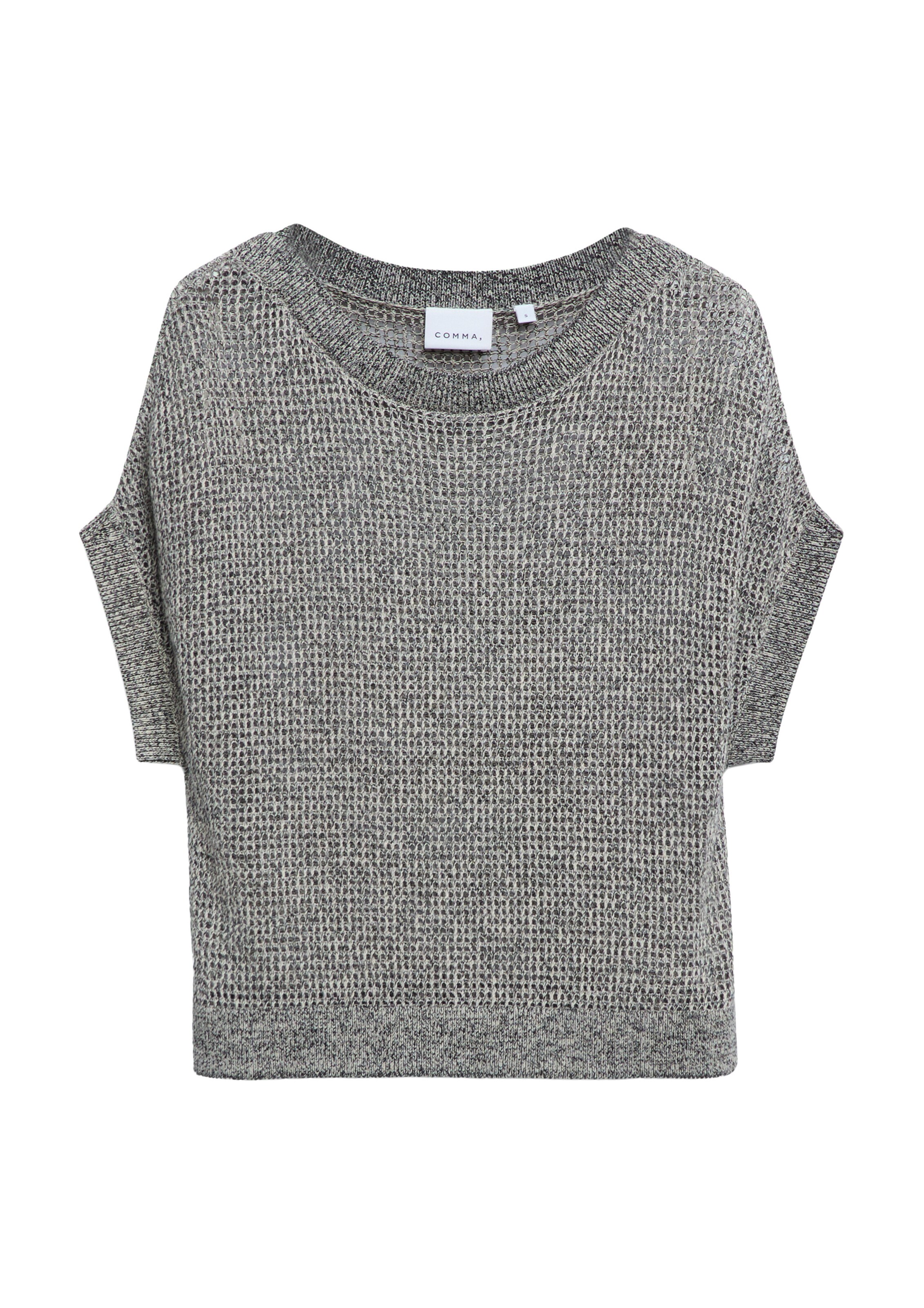 Pull-over COMMA en gris : devant