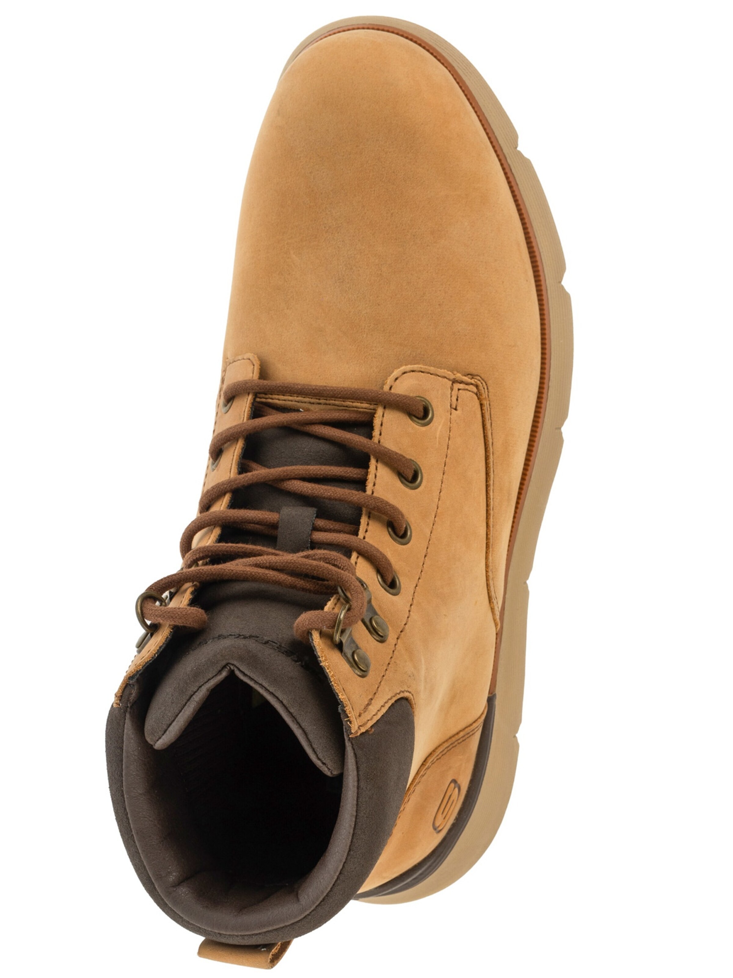 SKECHERS Lace-up boots 'Augustino - Cobb' in Brown