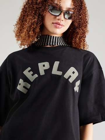 REPLAY Shirt in Black