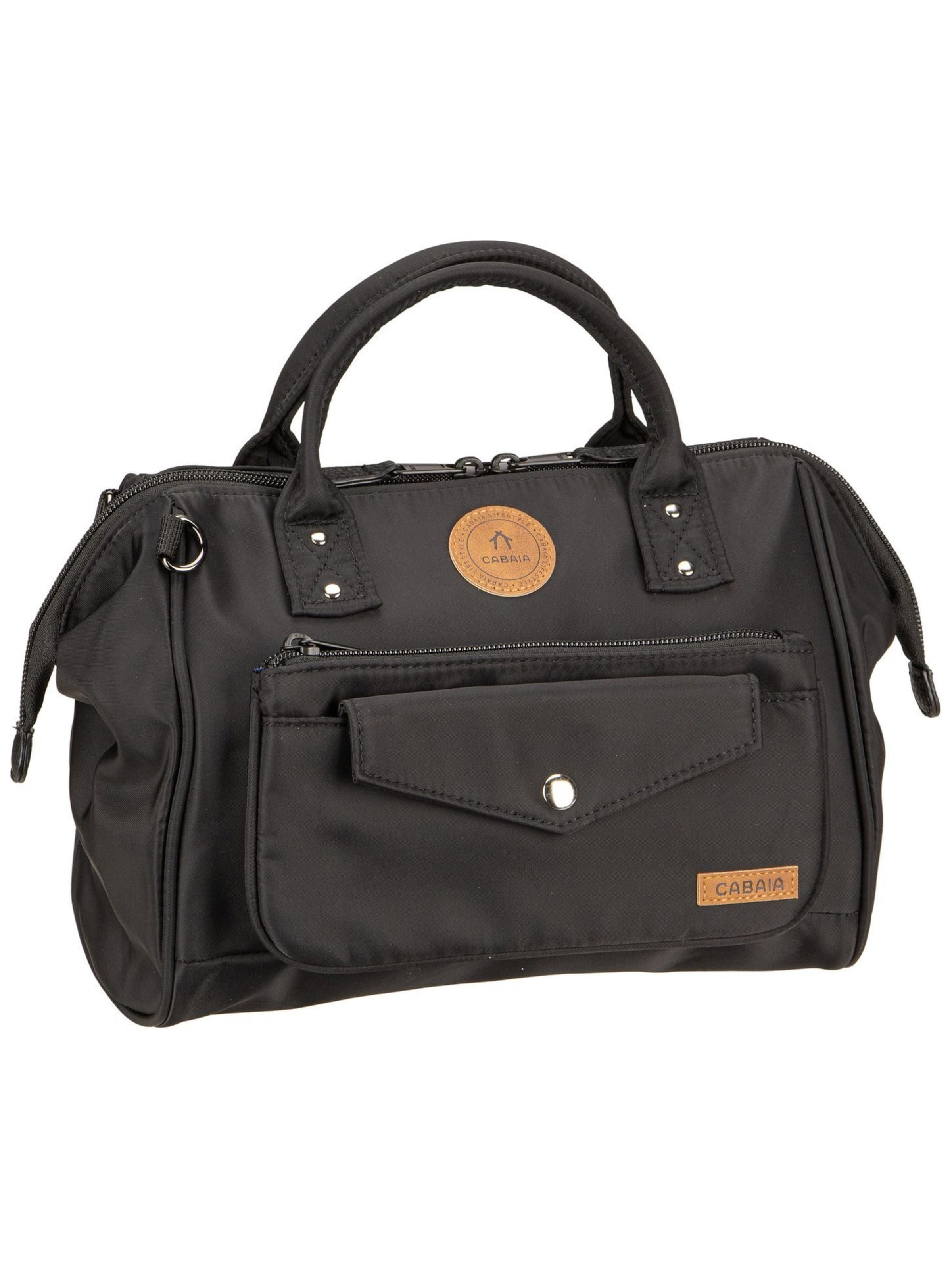 Cabaia Crossbody Bag 'Nara M' in Black: front