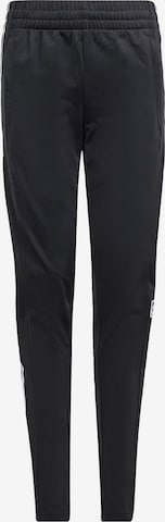 Coupe slim Pantalon 'Adibreak' ADIDAS ORIGINALS en noir : devant