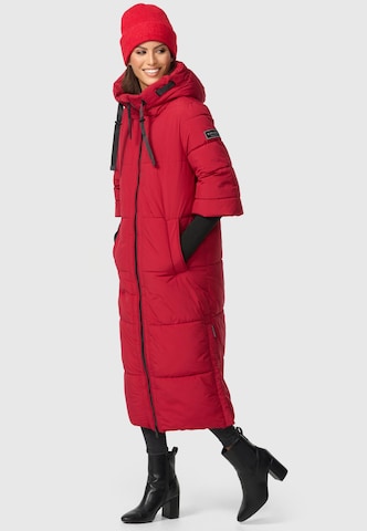 Manteau d’hiver 'Ciao Miau XIV' NAVAHOO en rouge