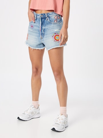 SCOTCH & SODA Loose fit Jeans 'Boyfriend shorts — Back to Nature' in Blue: front