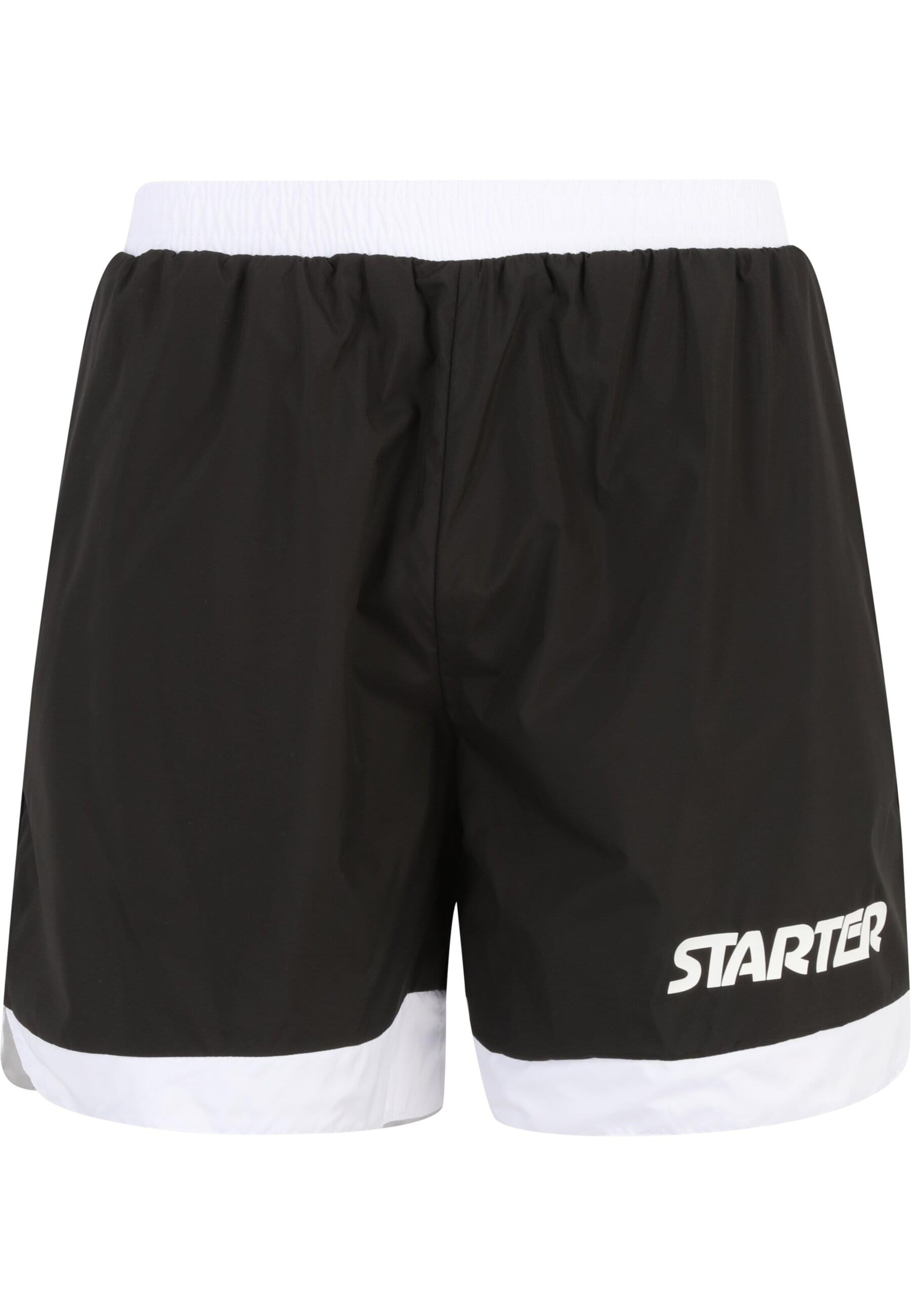Loosefit Pantaloni di Starter in nero: frontale