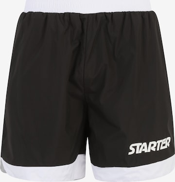 Starter Loosefit Shorts in Schwarz: Vorderseite