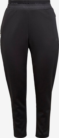 ADIDAS SPORTSWEAR Regular Workout Pants in Black: front