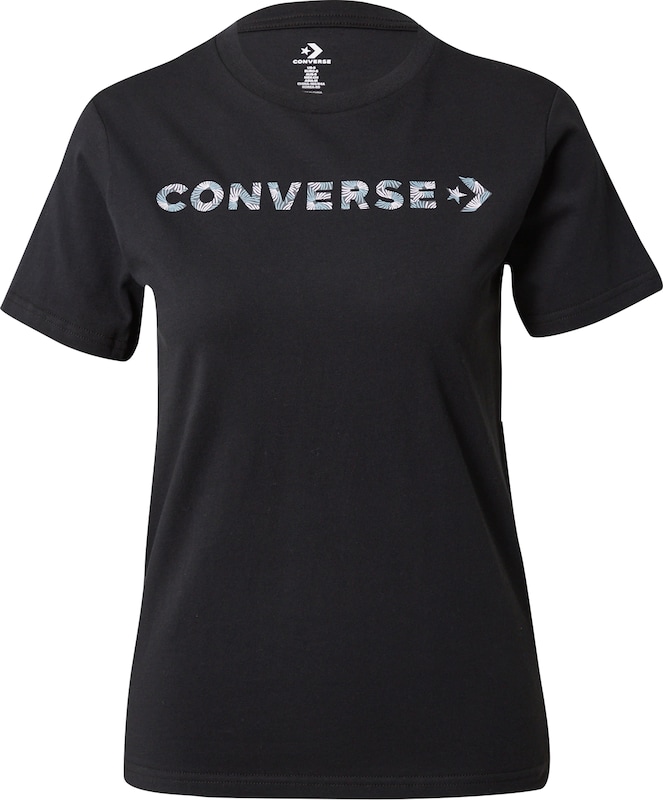 CONVERSE Shirt in Schwarz