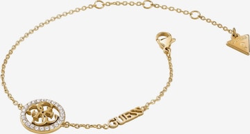 GUESS Bracelet 'Life In 4G' in Gold: front
