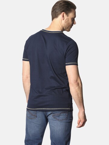 Jan Vanderstorm Shirt 'Haftor' in Blue
