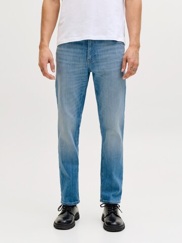 JACK & JONES Normální Džíny 'JJICLARK JJASHER' – modrá: přední strana