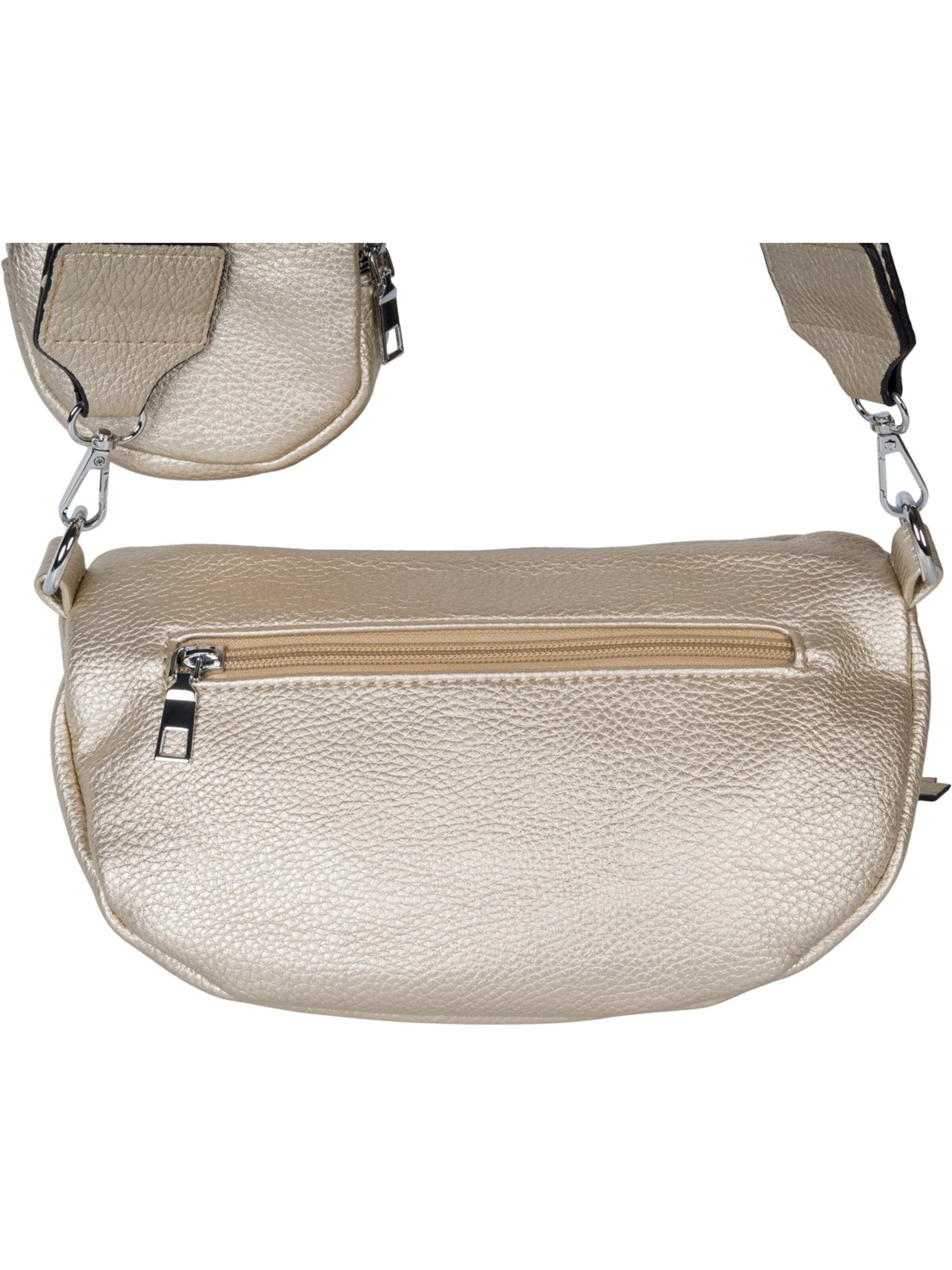 styleBREAKER Umhängetasche '2-Teiliges Set Halbmond Crossbody Bag'‌‌‌‌ in Gold