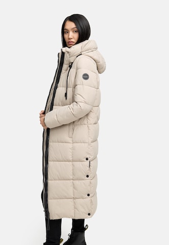MARIKOO Winter coat 'Nadeshikoo XVI' in Beige