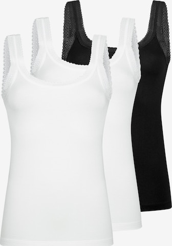 Mey Undershirt 'Modal Lace' in Silver: front