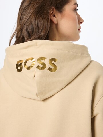 BOSS Sweatshirt 'Edelight' in Beige