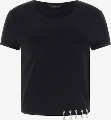 GUESS - Camiseta 'ELISABETTE' en negro: frente