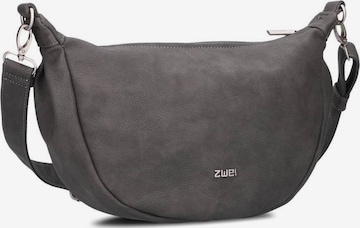 ZWEI - Bolso de mano 'MADEMOISELLE.M M70' en gris: frente