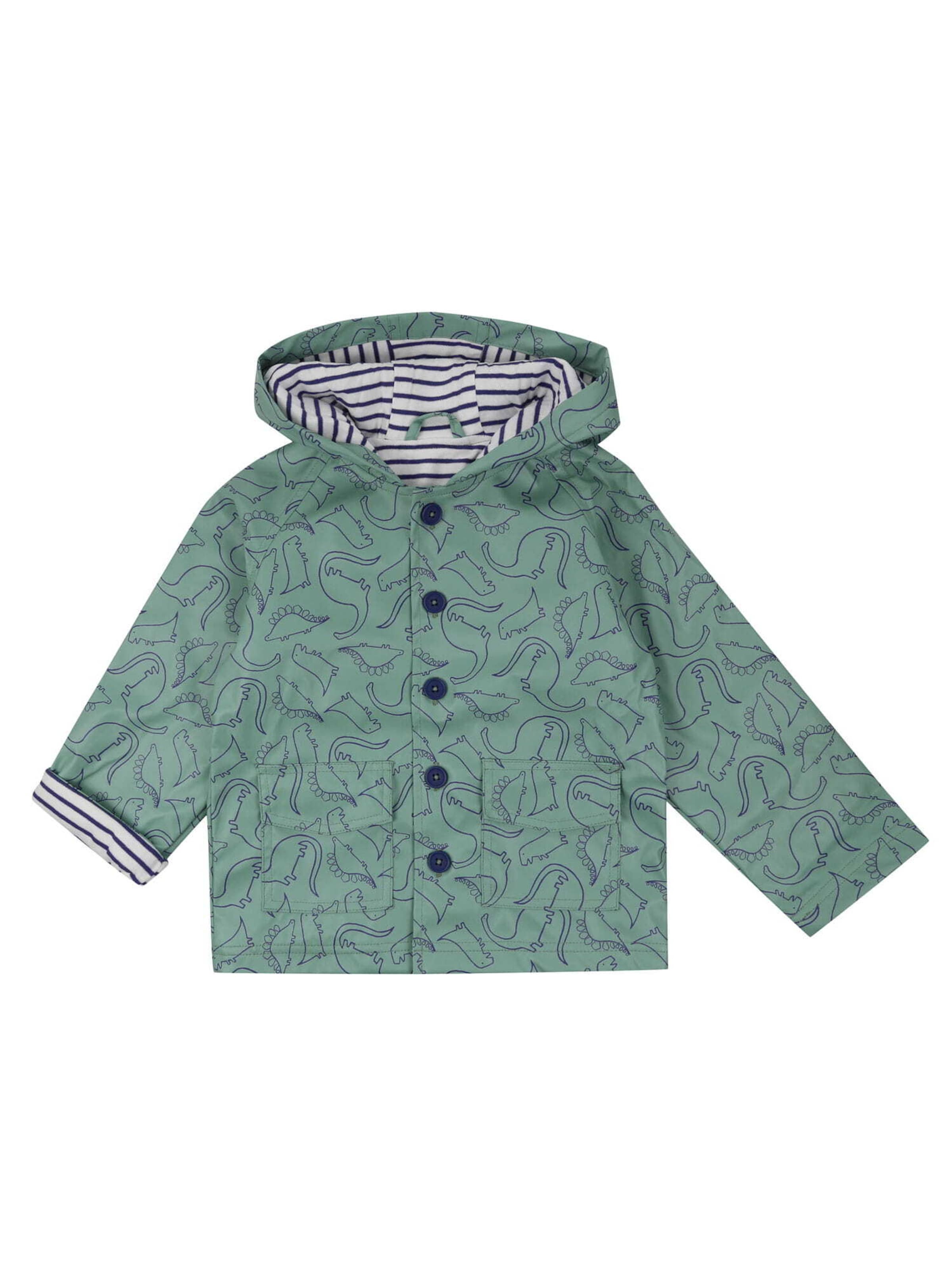 Lilly and Sid Funktionsjacke 'Dino' in Grün: Vorderseite