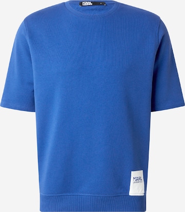 Karl Lagerfeld Collegepaita värissä sininen: etupuoli