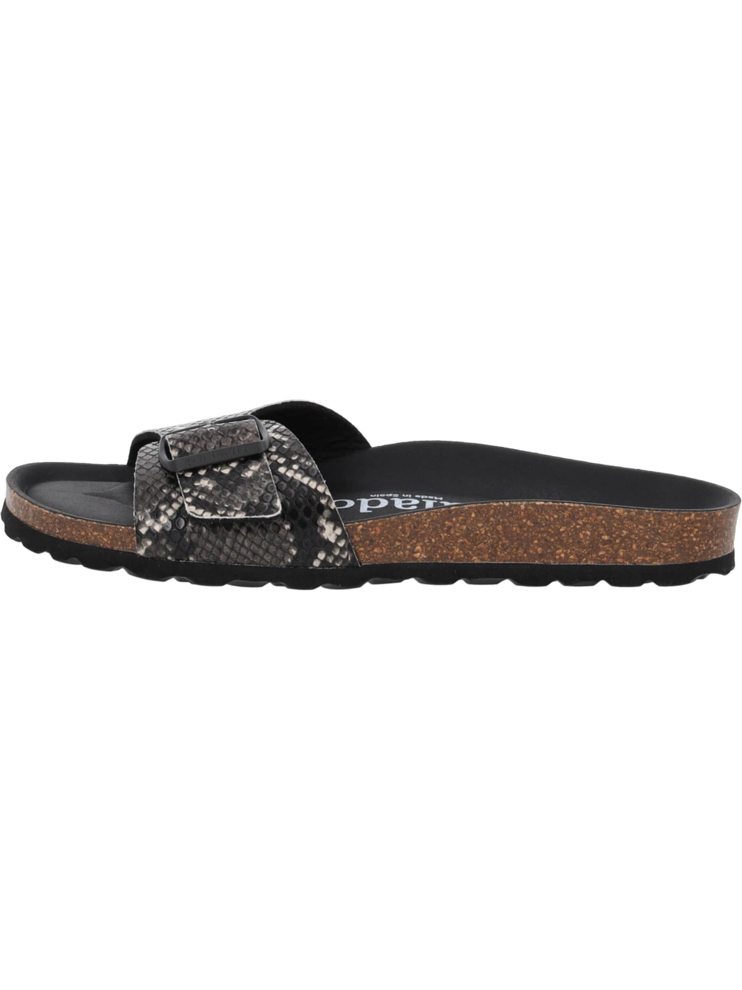Palado - Zapatos abiertos 'Malta Vipera' en negro: frente