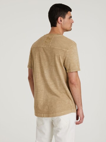 CHASIN' Shirt 'Brody Slub' in Brown