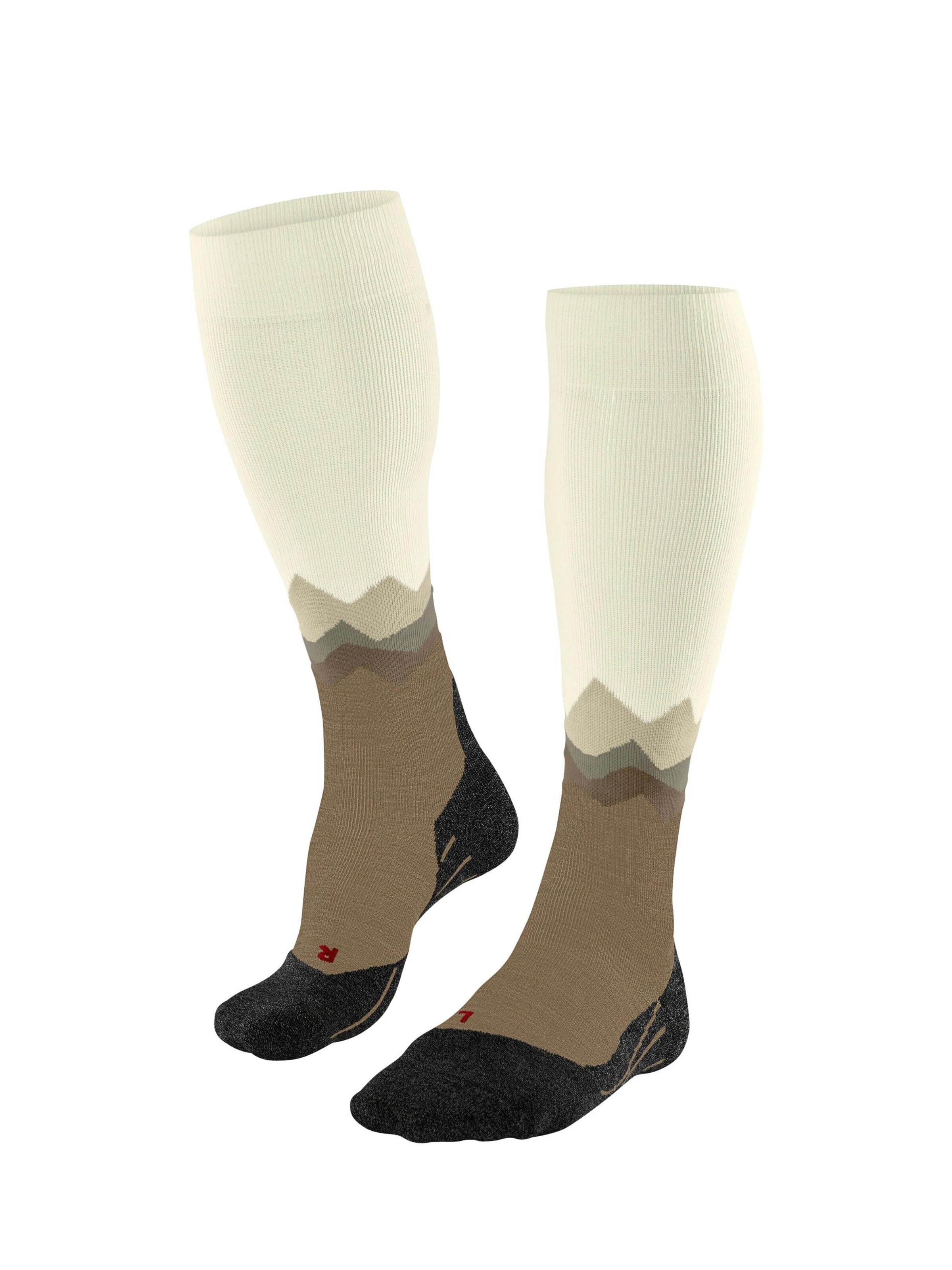 FALKE Sportsocken 'TK2 Explore Long'‌‌‌ in Beige: Vorderseite