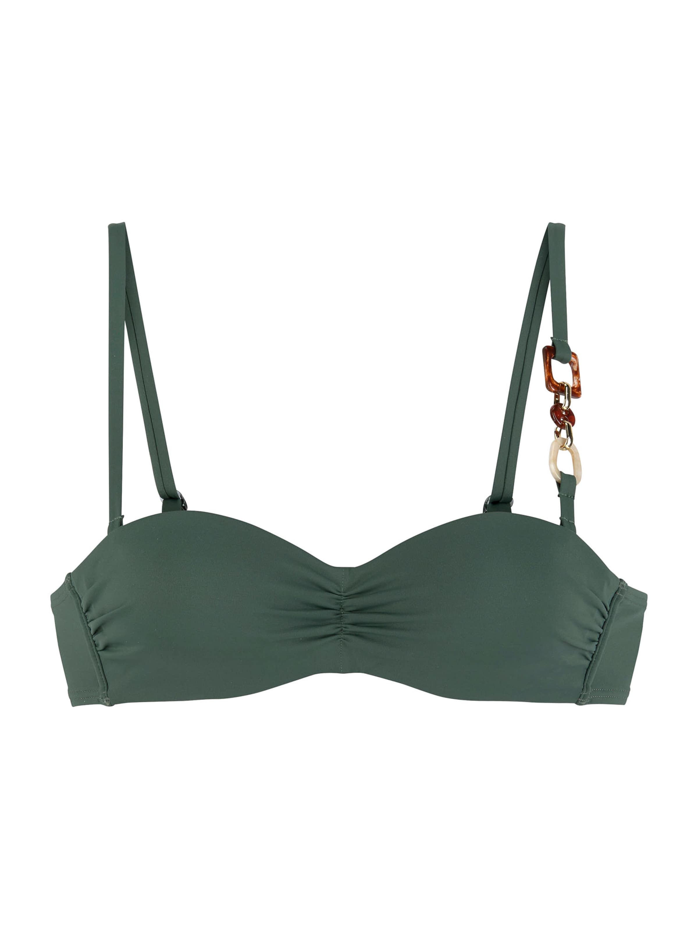 LASCANA Τοπ μπικίνι σε πράσινο: μπροστά